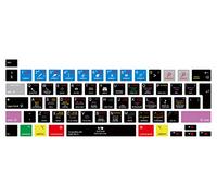 MMDW Logic Pro X Shortcut Hotkeys Silicone Keyboard Cover Skin for MacBook Pro 16 inch A2141 2019 for MacBook Pro 13.3 inch A2338 M1/A2251/A2289 2020 New with Touch Bar & Touch ID European Version