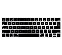 MMDW Portuguese Language Silicone Keyboard Cover for MacBook Pro 13 15 inch 2019 2018 2017 2016 with Touch Bar&Touch ID Model:A2159 A1989 A1706/A1990 A1707,USA and European Version