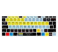 MMDW Serato Scratch LIVE Shortcut Hotkeys Silicone Keyboard Cover Compatible with MacBook Pro 13 Inch 2017 & 2016 Release A1708 No Touch Bar & for MacBook 12 Inch A1534 Protective Skin (EU Layout)