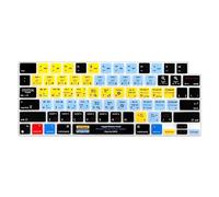 MMDW Shortcut Keyboard Cover Skin for MacBook 2026 Neo 13"(A18)& Air13.6 15"(M5-M2) & Pro14 16"(M5-M1) A3404 (512G) with Touch ID A3448 A3449,Silicone Keyboard Protector(Serato Scratch Live)
