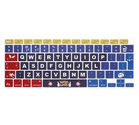MMDW Stylish Keyboard Cover A2179 Silicone Protective Skin Keyboard Protector for MacBook Air 13 inch with Touch ID A2337 M1 Chip European Layout,Good luck