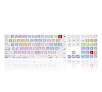 MMDW Ultra Thin Silicone Full Size Wireless Bluetooth Numeric Keyboard Cover Skin for 2017 2018 Release Apple iMac Magic Keyboard with Numeric Keypad MQ052LL/A A1843 US/EU Layout(Avid Pro Tools)