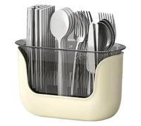 MMDXDLX Kitchen Utensil Holder Multifunction Cutlery Holder Home Flatware Storage Shelf Kitchen Utensil Holder(Beige)