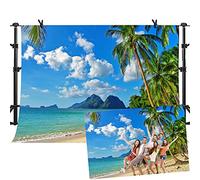MME 10ftx7ft Tropical Backdrop Beach Photo Backdrop for Picture Moana Party Photography Props GEME745