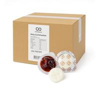 Mmeyou Packaged Holy Communion Wafers Prefilled Communion Wine Mmeyou Communion Cups Wafer with Red Grape Juice - All in one packaged communion set. (Count 250)