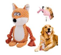 mmfLyuLD Indestructible Dog Toys, Squeaky Dog Interactive Play Toy,Plush Squeaky and Crinkle Dogs Toy,Chew Buddy Companion for Heavy Chewers Toys For Puppy or Small,Medium Large Dogs (A)