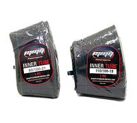 MMG Inner Tube Set Front 80/100-21 and Rear 110/100-18 Straight Valve TR4