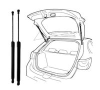 MMHGFIR 2 Pcs Car Boot Gas Struts, for DS3 Crossback 2019-2023 Hydraulic Shock Lift Support Rod,Trunk Lid Damper Struts Hydraulic Rod Accessories
