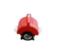 MMHHHG Industrial Joystick, SMC102B Thumb Wheel Single Output, Fingertip Operated Single Axis Small Hall Joystick(Blue light,High cap,Red 5V)