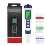 MMHHHG Water Tester, 5 In 1 Digital PH TDS EC Meter Salinity Temperature Tester Conductivity Water Filter Purity Pen With Backlight
