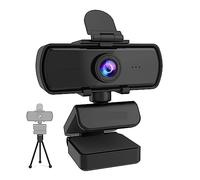 MMHHHG Webcams, 1440p Full HD PC Webcam With Microphone, Tripod, For USB Desktop Laptop,Live Streaming Webcam For Video Calling For Conferencing, Live Streaming, Recording