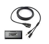 MMI MDI Aux Charging Cable 3.5 mm AUD-io Adapter Kits for Merced-ES Ben-z, Compatible with iP13 13 Pro 12 11 Xs Max XR