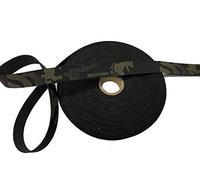 MMI Textiles 1 Metre of 25mm / 1" Single Sided Crye Multicam Black Elastic