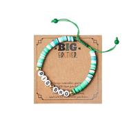 MMIUAEG Big Bro Big Sister Bracelets Dinosaur Bracelets for Women Men To My Son Brother Bestie Birthday Jewelry Gifts Brother Sister Jewelry, M, Zinc, no gemstone