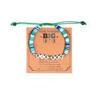 MMIUAEG Big Bro Big Sister Bracelets Dinosaur Bracelets for Women Men To My Son Brother Bestie Birthday Jewelry Gifts Brother Sister Jewelry, M, Zinc, no gemstone