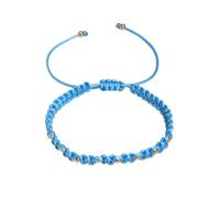 MMIUAEG Tibetan Knot Macrame Bracelets for Women Men Adjustable String Bracelets with Gold Beads Colorful Handmade Braided Wrist Jewelry Lucky Blessing Gifts, M, Zinc, no gemstone