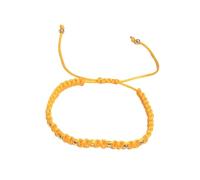MMIUAEG Tibetan Knot Macrame Bracelets for Women Men Adjustable String Bracelets with Gold Beads Colorful Handmade Braided Wrist Jewelry Lucky Blessing Gifts, M, Zinc, no gemstone