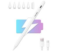 MMK Stylus Pen for iPad(2018-2025), Pixel-Perfect Precision & Tilt Sensitivity, Compatible Apple iPad 11 A16/10/9/8/7/6th Gen, Pro 12.9''/11''/13'' M4, Air 3/4/5/M2/M3, Mini 5/6