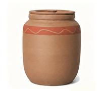 MMleYN Chinese Retro Ceramic Rice Container, Sealed Grain Storage Containers For Soybeans, Corn, Flour, Oatmeal, Large Capacity Decorative Kitchen Rice Storage Jar(3 kg)