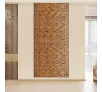 MMleYN Reed Fencing Rolls 3m 4m 5m 6m 7m 8m 10m Long Bamboo Fence Natural Finish Reed Screening Natural Balcony Privacy Screen Bamboo for Backyard Garden Fencing Divider (Color : Carbonized Color, S