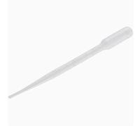 MMLFX 100pcs Sterile Pasteur Pipette Plastic Straw Sterile LDPE Dropper Easy Tearing Individually Wrapped 1ml/2ml/3ml/5ml/10ml 100 / PK (Capacity : 3ml)