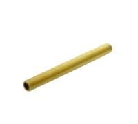 MMLFX 10pcs Raw Brass 10-150mm Metric M10*1.0mm Pitch Brass Threaded Hollow Tube Tooth Tube Threaded Rod Hollow Tube DIY Lighting Acces (Color : M10x1.0pitch, Size : 60mm)