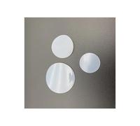 MMLFX 10pcs White Round Silicone Rubber Sheet Seal Gasket Diameter 8/10/12/15/16/18/20/25/30/40/50/60/70/80/90/100mm Thick 1/2/3/4/5mm (Color : White, Size : 50mm x 2mm)