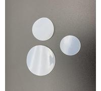 MMLFX 10pcs White Round Silicone Rubber Sheet Seal Gasket Diameter 8/10/12/15/16/18/20/25/30/40/50/60/70/80/90/100mm Thick 1/2/3/4/5mm (Color : White, Size : 50mm x 3mm)
