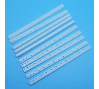 MMLFX 15pcs Plastic Gear Rack Drive Sprocket Synchronous Wheel 125MM Toy Accessories 83 Teeth Gear Bar (Number of Teeth : 83 Teeth 125mm)