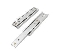 MMLFX 1Pair/Lot Mini Short Aluminum 2 Fold Ball Bearing Drawer Slide Jewelry Box Electronic Product Gift (Size : L100mm)