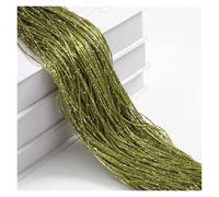 MMLFX 1pc Glitter String 100x200cm Door Curtain Beads Room Dividers Beaded Fringe Polyester Fabric Window Panel 1x2m (Color : Green, Size : 1x2m)