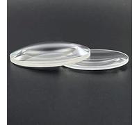 MMLFX 1pc K9 Optical Glass Focusing Lens Plano Convex Magnifier Dia. 30 32 34 38 42 47 50 52 55 60 70 80 MM Focal Length 20-200mm (Size : D52 F80 C9.8 E2.4)