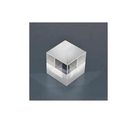 MMLFX 1pc Optical Glass Cube Dichroic Dispersion Beam Splitter Prism Splitting Ratio 50:50 For Spectrometer Experiment Prisma (Diameter : 25.4x25.4x25.4mm)
