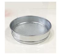MMLFX 1pc Test Sieve Lab Soil Standard Test Sieve Stainless Steel 200mm Diam Round Holes Aperture 1/2/3/4/5/6/7/8/9/10/15/20/30mm (Size : 8mm)