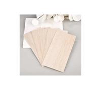 MMLFX Lightweight Craft Board Model Toys Building Carving Handicraft 10/20/30pcs Educational DIY Accessories Balsa Wood Chips (Color : 100X300mm-30PCS, Size : 3mm)