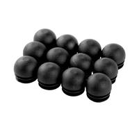 MMLFX Plastic Round Pipe Plug 16-50mm Tube End Caps 12pcs Non Slip Chair Leg Foot Dust Cover Floor Protector Pad Furniture Accessories (Color : 50mm)
