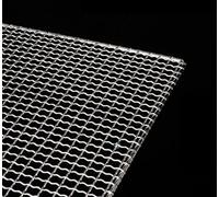 MMLFX Square BBQ Grill 304 Stainless Steel Mesh BBQ Grills Grate Grid Wire Rack Carbon Cooking Baking Net Barbecue 47 Sizes (Color : 60x40cm)