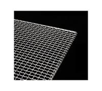 MMLFX Square BBQ Grill 304 Stainless Steel Mesh BBQ Grills Grate Grid Wire Rack Carbon Cooking Baking Net Barbecue 47 Sizes (Color : 43x29.5cm)