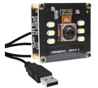 MMlove 48MP USB Camera Module 4K 30FPS Color Night Vision High Speed Autofocus Webcam Lightburn Camera 70° Viewing Angle Industrial Security Webcam for Face Recognition Streaming,PC/Laptop