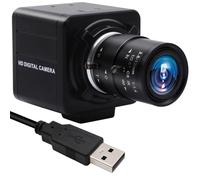 MMlove 8MP USB Camera High Speed 30fps 2.8-12 4X Optical Zoom Lens 2448P USB Webcam Manual Close up Zoom in and Out Golf Swing Camera for Industrial Machine Vision Support PC Raspberry Pi