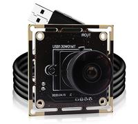 MMlove USB Camera Module 1.3MP Low Illumination Webcam with 170 Degree Wide Angle Fisheye Lens Full HD 960P Industrial Embedded USB Camera Free Driver for Any Device