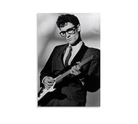 MMMU Buddy Holly poster Decorative Painting Canvas Wall Art Picture Print Living Room Bedroom Aesthetic posters 08x12inch(20x30cm)