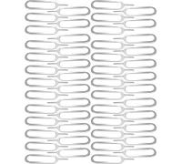MMOBIEL 100 Pcs SIM Card Removal Tool SIM Ejector Pin Compatible with all - iPhone, Ipad Samsung, Xiaomi, Oppo, Huawei, OnePlus, Tablets etc.