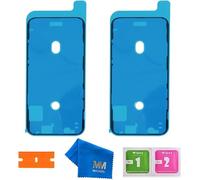 MMOBIEL 2 x LCD Seal Adhesive Sticker Waterproof Compatible with iPhone 11 Pro Max - 6.5 inch Black for LCD Display Frame Tool Kit Included