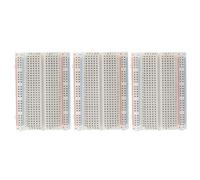 MMOBIEL 3pcs Solderless PCB Breadboard Prototype Circuit Board - 3x400 Point - Compatible with DIY Arduino, Raspberry Pi 2/3 / 4/5 Projects Proto Shield Distribution - Connecting Blocks