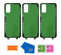 MMOBIEL 3x Back Cover Adhesive Sticker Compatible with Samsung Galaxy S20 Ultra G988F / S20 Ultra 5G G988B 2020-6.9 inch Incl Tool Kit