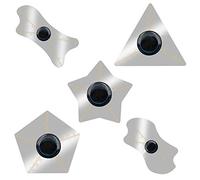 MMOBIEL 5 Pcs/set Ultra-Thin 0,1mm Professional Stainless Steel Curved Spudger Pry Blade Repair Opening Tool