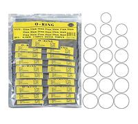 MMOBIEL 950 Pcs Rubber O-Ring 0.5mm Watch Back Cover Gasket Case Seal Washer Replacement Kit 12-30mm Repair Set