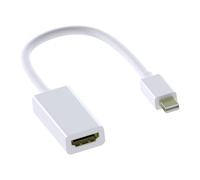 MMOBIEL Adapter for Mini DP and for HDMI Compatible with MacBook Pro, MacBook Air, Mac Mini, Microsoft Surface Pro 3/4, Thunderbolt Ports & More - DP Male to Female Converter