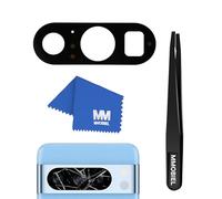 MMOBIEL Back Rear Camera Glass Lens Replacement Compatible with Google Pixel 8 Pro - Pre-Installed Adhesive, Tweezer and Cloth